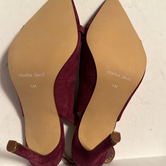 Charles David Reeling pump in mahogany size 6 NWOB - Picture 6 of 7